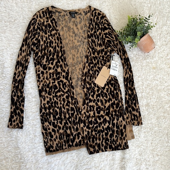 Halogen Leopard Print Sweater - Picture 2 of 6